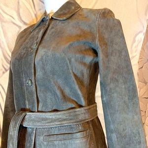 Brown suede blazer from the Loft size xsp